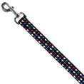 Load image into Gallery viewer, Dog Leash - Whales Navy/Red/White/Blue
