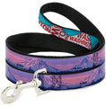 Load image into Gallery viewer, Dog Leash - WASHINGTON Mountain Range Turquoise/White/Red
