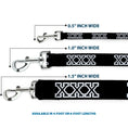 Load image into Gallery viewer, Buckle-Down Dog Leash - XXX Black/White
