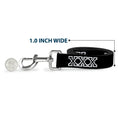 Load image into Gallery viewer, Buckle-Down Dog Leash - XXX Black/White
