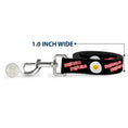 Load image into Gallery viewer, Dog Leash - Bacon & Eggs Black
