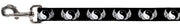 Dog Leash - Yin Yang w/Wings Black/White