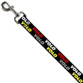 Load image into Gallery viewer, Dog Leash - YOLO2 Black/Red/White/Gray/Yellow
