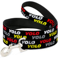 Load image into Gallery viewer, Dog Leash - YOLO2 Black/Red/White/Gray/Yellow
