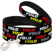 Dog Leash - YOLO2 Black/Red/White/Gray/Yellow