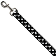 Dog Leash - Yin Yang Monogram Black/White