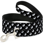 Dog Leash - Yin Yang Monogram Black/White