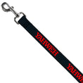Load image into Gallery viewer, Dog Leash - YAHWEH Text Navy Blue/Red
