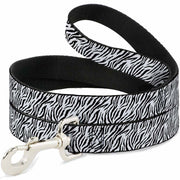 Dog Leash - Zebra 2 White