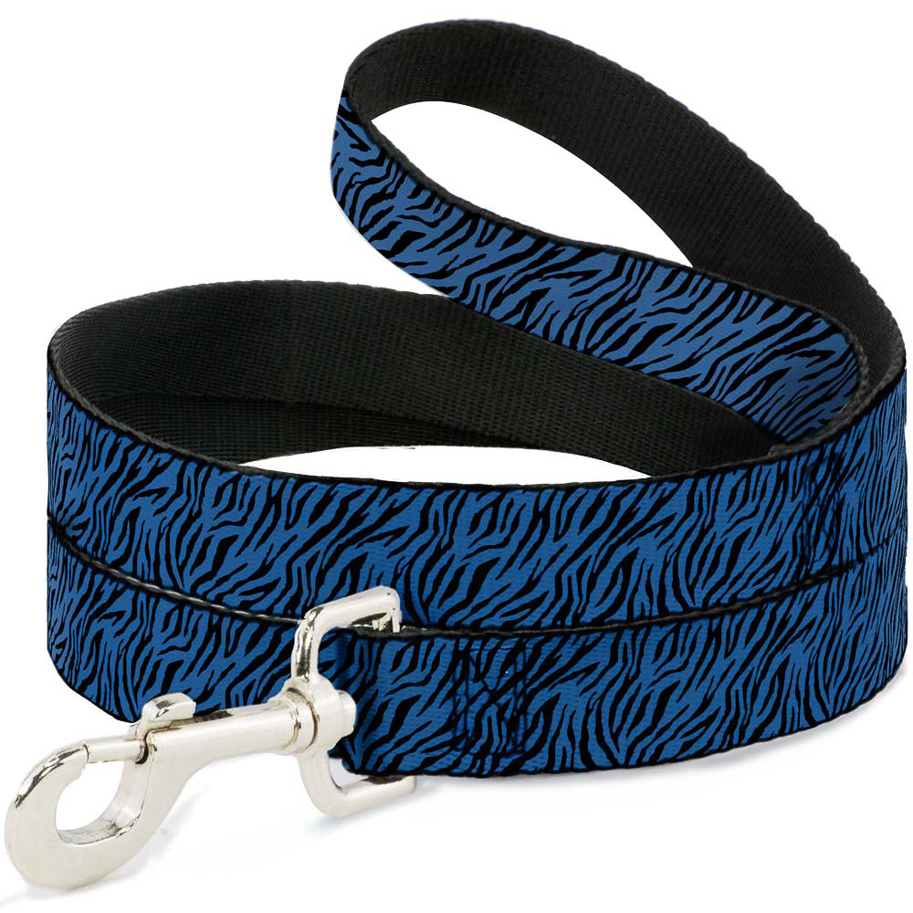 Dog Leash - Zebra 2 Turquoise