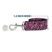 Dog Leash - Zebra 2 Baby Pink