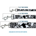 Load image into Gallery viewer, Dog Leash - Zombies White/Black
