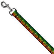 Dog Leash - Zebra Head Rasta