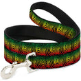 Load image into Gallery viewer, Dog Leash - Zebra Head Rasta
