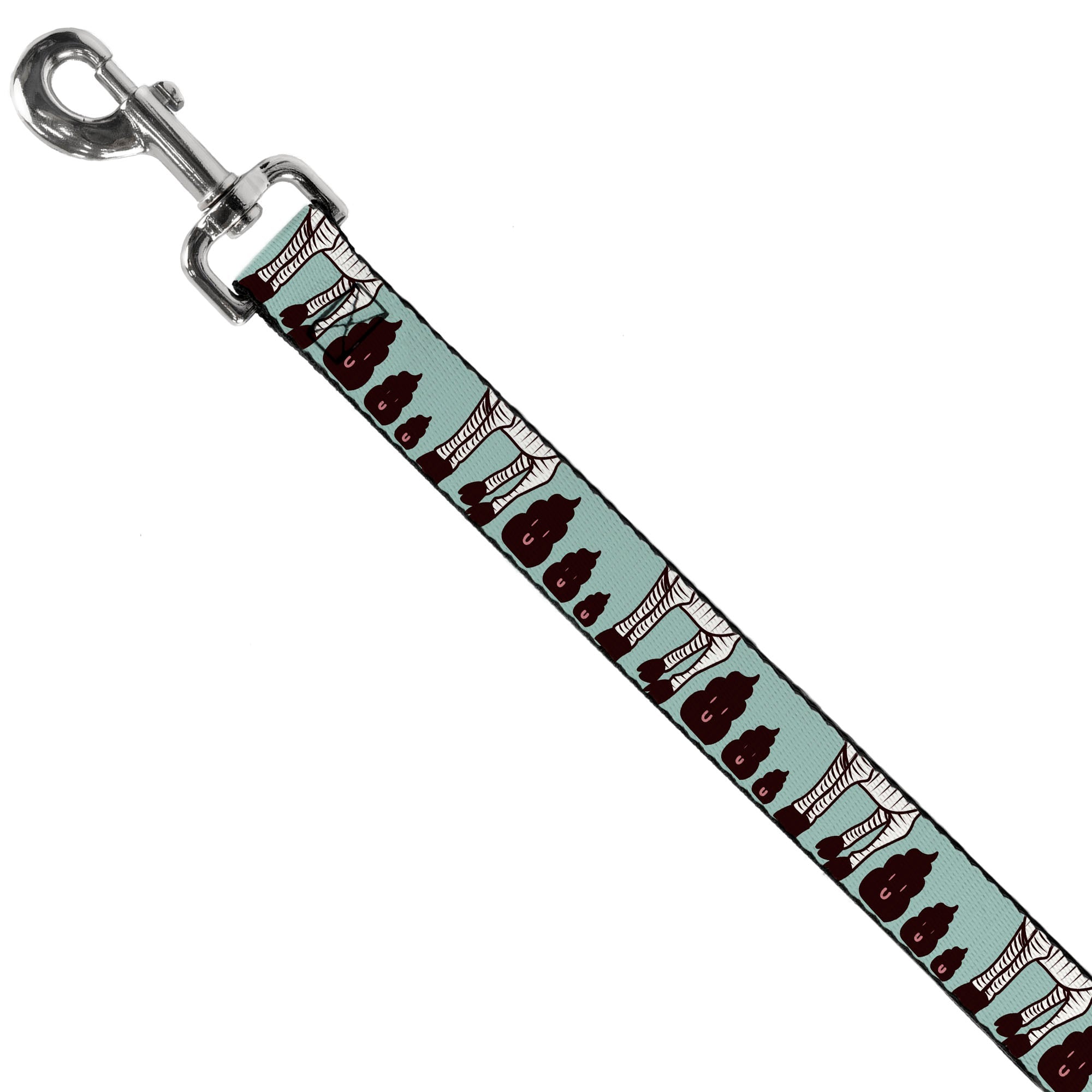 Dog Leash - Zebra Poops Color