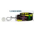 Load image into Gallery viewer, Dog Leash - Zombies Biohazard Black/Yellow/Green
