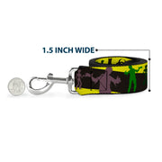 Dog Leash - Zombies Biohazard Black/Yellow/Green