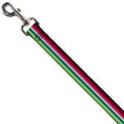 Dog Leash - Zarape1 Horizontal Red/White/Green