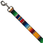 Dog Leash - Zarape2 Vertical Multi Color Stripe