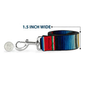 Dog Leash - Zarape2 Vertical Multi Color Stripe