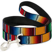 Dog Leash - Zarape2 Vertical Multi Color Stripe