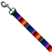 Dog Leash - Zarape3 Vertical Multi Color Fade