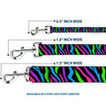 Load image into Gallery viewer, Dog Leash - Zebra Black/Blue/Green/Pink/Purple
