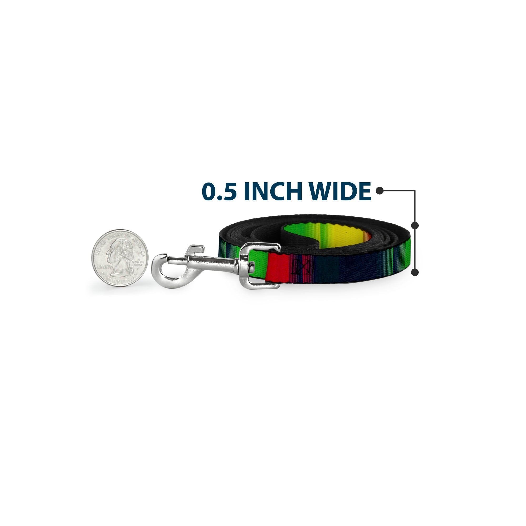 Dog Leash - Zarape4 Vertical Rasta