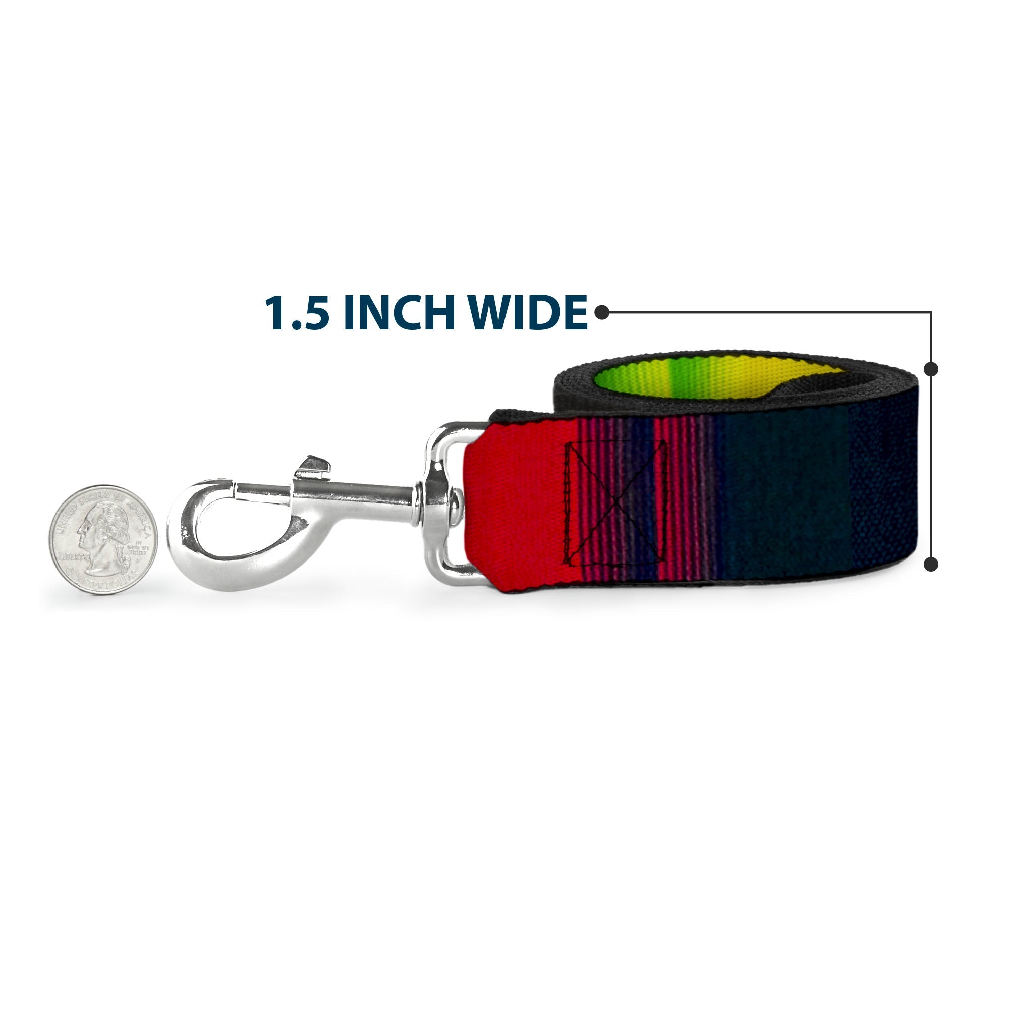Dog Leash - Zarape4 Vertical Rasta