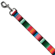 Dog Leash - Zarape5 Vertical Multi Color Stripe