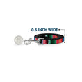 Load image into Gallery viewer, Dog Leash - Zarape5 Vertical Multi Color Stripe
