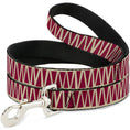 Load image into Gallery viewer, Dog Leash - Zig Zag Doodle Tan/Red
