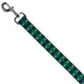 Load image into Gallery viewer, Dog Leash - Argyle Green/Navy/Green/White
