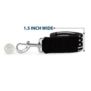 Dog Leash - Americana Flag/WE THE PEOPLE Black/White