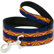 Dog Leash - Arizona Flag Red/Yellow/Gold/Blue