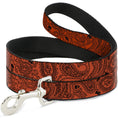 Load image into Gallery viewer, Dog Leash - Bandana/Skulls Orange/Black
