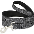 Load image into Gallery viewer, Dog Leash - Bandana/Skulls Silver/Black
