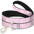 Load image into Gallery viewer, Dog Leash - Bandana/Skulls White/Pink
