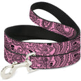 Load image into Gallery viewer, Dog Leash - Bandana/Skulls Pink/Black
