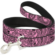 Dog Leash - Bandana/Skulls Pink/Black