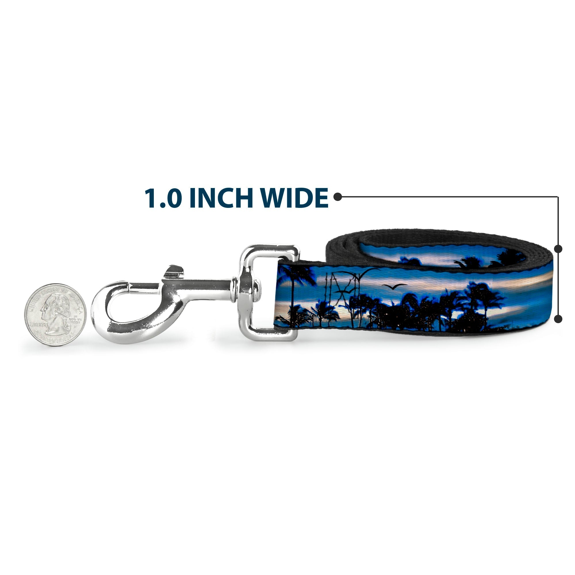 Dog Leash - Blue Sunset