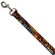Dog Leash - Beach Tags Stacked Brick Wall/Beach Scenes