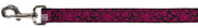 Dog Leash - BD Logo Scattered Black/Fuchsia