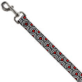 Load image into Gallery viewer, Dog Leash - Bullseye Stacked Black/White/Red
