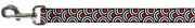 Dog Leash - Bullseye Stacked Black/White/Red