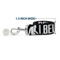Load image into Gallery viewer, Dog Leash - Bigfoot Silhouette I BELIEVE Black/Gray/White
