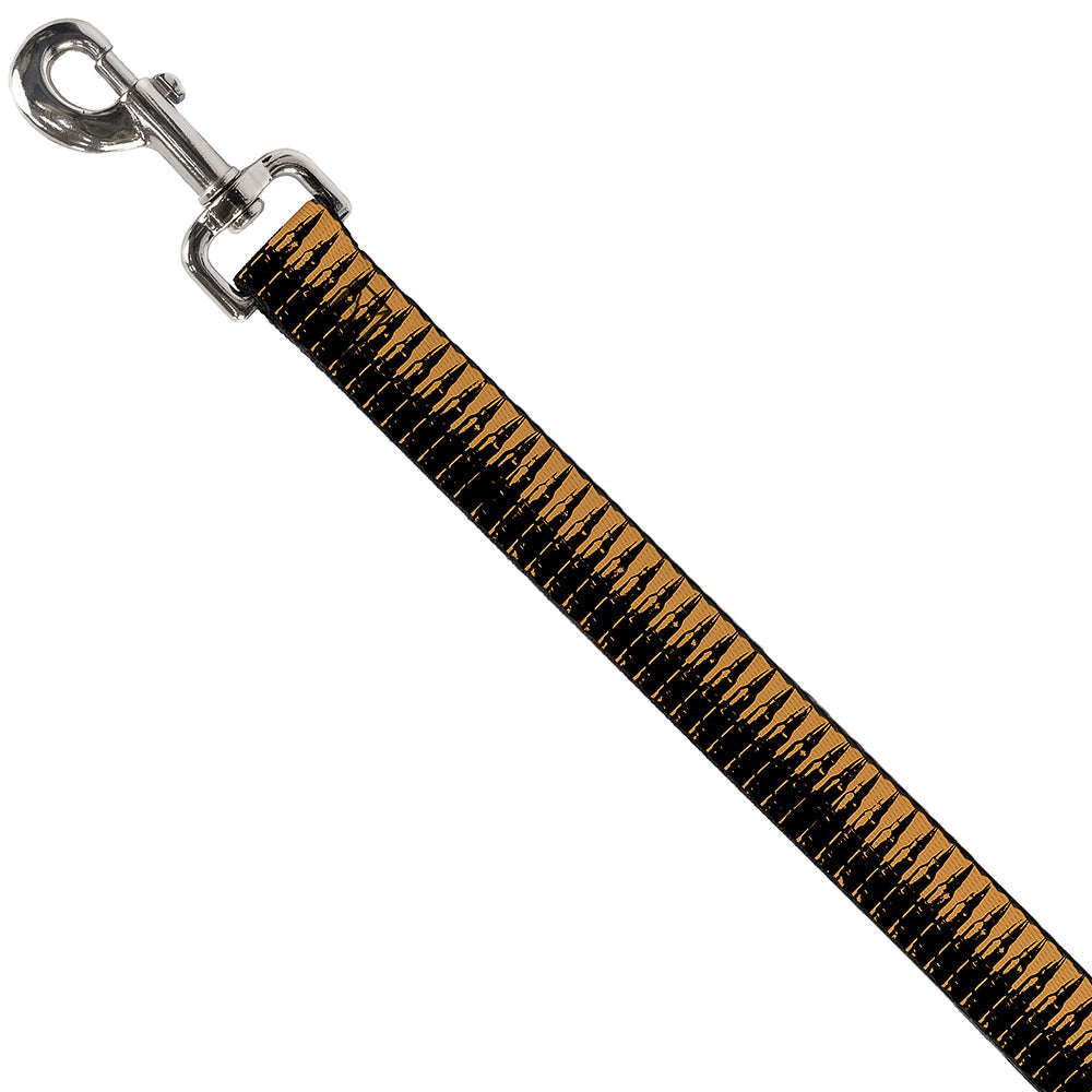 Buckle-Down Dog Leash - Bullets2 Orange/Black