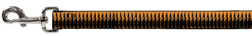 Buckle-Down Dog Leash - Bullets2 Orange/Black