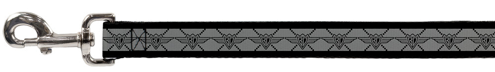 Dog Leash - BD Monogram2 Gray/Black