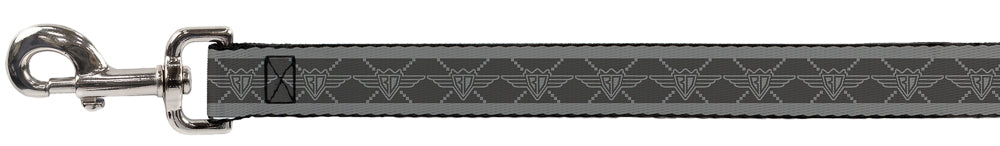 Dog Leash - BD Monogram2 Grays